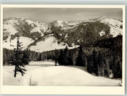 Blaichach Bleicherhorn Höllritzer Eck Dreifahnenkopf und Riedbergerhorn