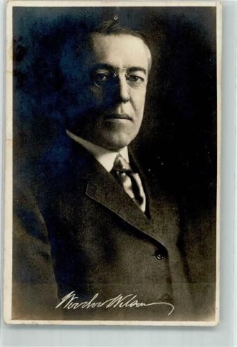 Woodrow Wilson Faksimile Unterschrift