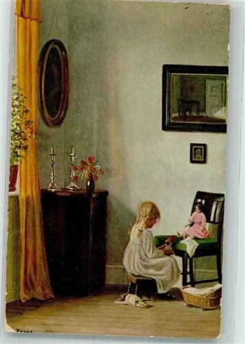 sign. Broge Alfred Puppen Kind Verlag ASCO Nr.624