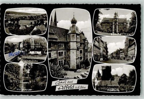 Alfeld Leinebrücke Rathaus Wallanlagen Fillerturm