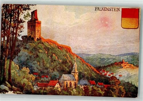 Falkenstein sign. Rothgeb.,Gg. Burg Falkenstein