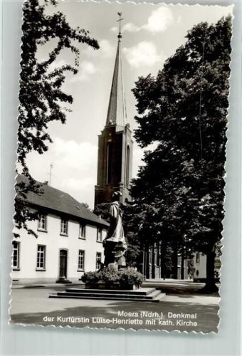 Moers Denkmal Kurfüsrtisn Luise Henriette Kath. Kirche