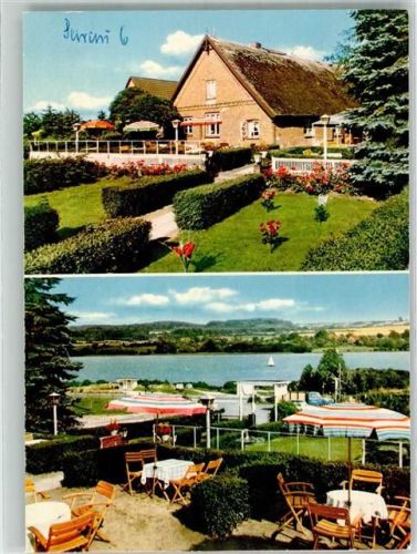 Groß Sarau Gasthaus Nobiskrug mit Außengastronomie am Ratzeburger See