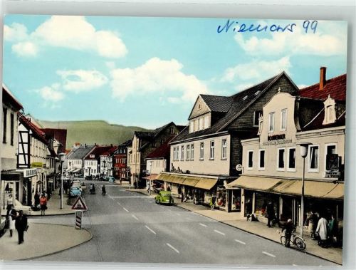 Niedermarsberg Hauptstraße Auto Fahrrad Geschäft