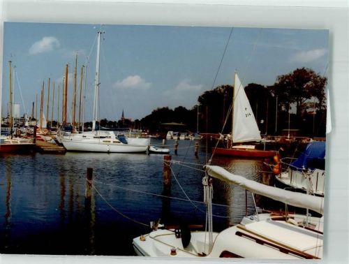 Neustadt Foto Original aus Archiv eines Ansichtskartenverlags Yachthafen Ort handschriftlich