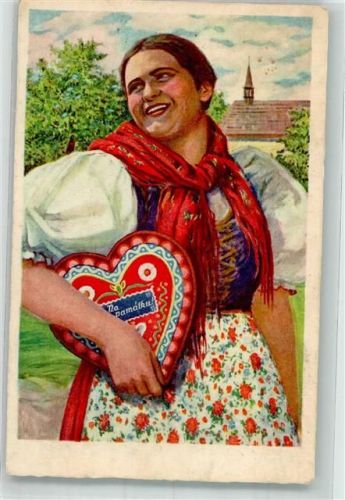 Frau Tracht sign. Strnada J.