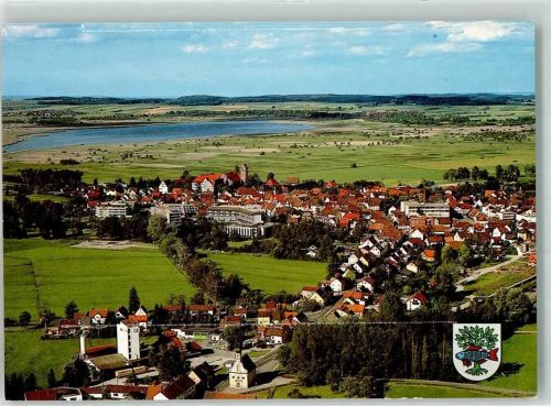 Bad Buchau Fliegeraufnahme Federsee