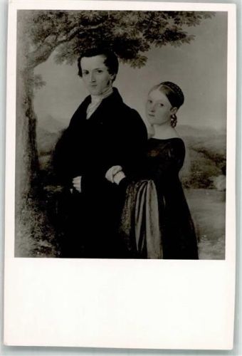 Schnait Fr. Silcher m.Frau Ort handschriftlich Foto Original aus Archiv eines Ansichtskartenverlags