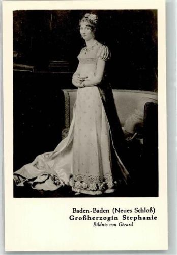 Baden-Baden Großherzogin Stephanie Gemälde von Gerard Neues Schloß