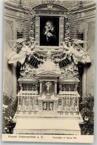 Untermarchtal 1913 Hochaltar Maria Hilf