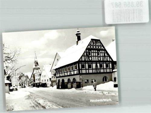 Heubach Das Rathaus im Winter