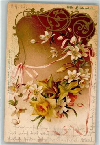 1905 Blumenduft Jugendstil J. C. Schmidt S. 465