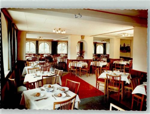 Bad Gögging Tragansbad Speisesaal Foto Original aus Archiv eines Ansichtskartenverlags