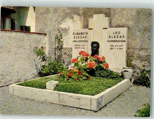 Rottach-Egern Slezak Leo Grabstätte Verlag Köhn Nr.F77