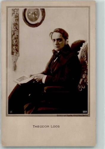 Theater- und Filmschauspieler Theodor August Konrad Loos Fotograf Kaethe Hirschfeld