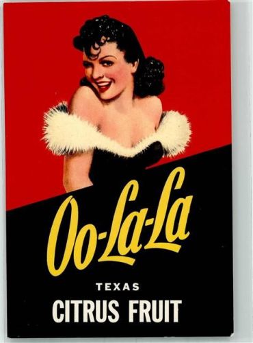 Oo-La-La Texas Citrus Fruit Pin Up Girl