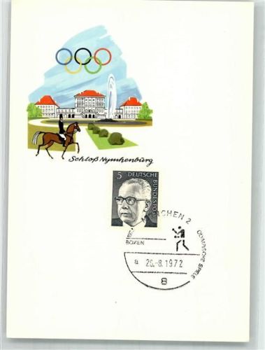 München 1972 Boxen Schloß Nymphenburg