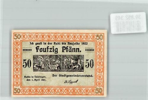 Ruhla 1921 50 Pfennig