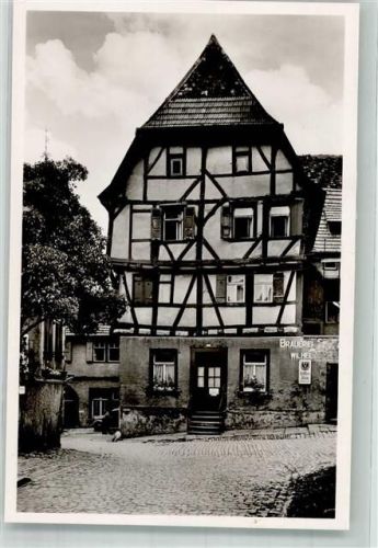 Mosbach Gasthaus Brauerei im Winkel Foto AK