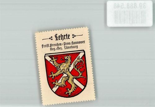 Lehrte Freist. Preußen Prov. Hannover Reg. Bez. Lüneburg