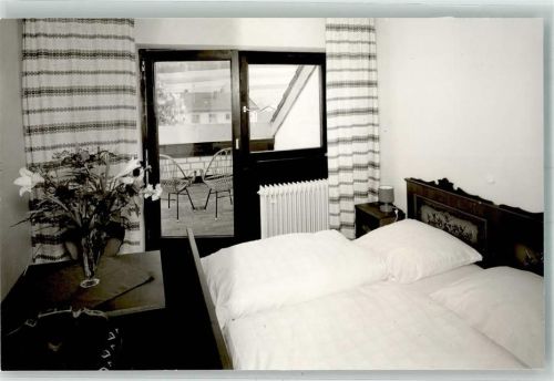 Rimbach Hotel Kollmerhof Gästezimmer Foto Original aus Archiv eines Ansichtskartenverlags Ort handschriftlich