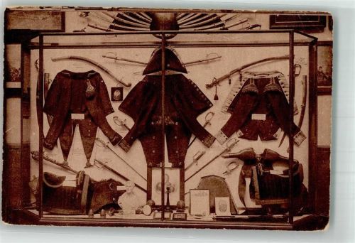 Brüssel Englische und Französische Uniformen aus der Schlacht bei Waterloo im Musee Royal de l'Armee
