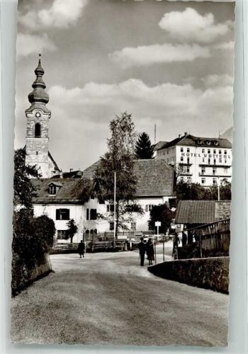 Bayerisch Gmain Hotel Kirche Foto AK