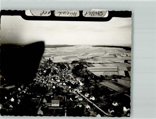 Allendorf Fliegeraufnahme Ort handschriftlich Foto Original aus Archiv eines Ansichtskartenverlags