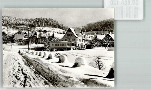 Lautenbach Winter Gasthaus Lautenfels Ort handschriftlich
