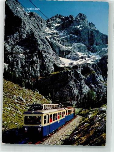 Zugspitze Bayerische Zugspitzbahn mit Zugspitzgipfel Fotograf Hans Huber