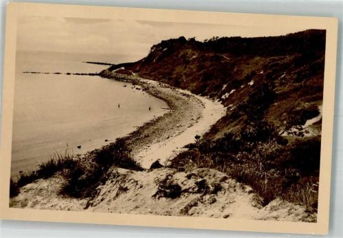 Insel Hiddensee Strand und Steilküste bei Kloster VEB Volkskunstverlag