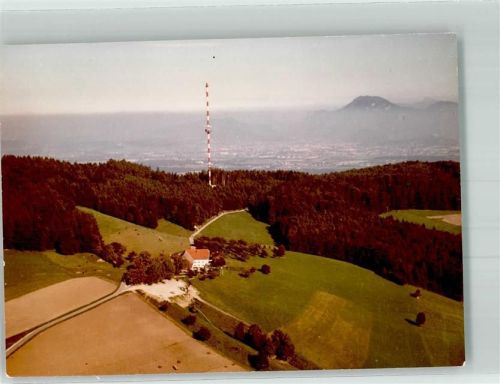 Anger Fliegeraufnahme Sendemast Ort handschriftlich Foto Original aus Archiv eines Ansichtskartenverlags