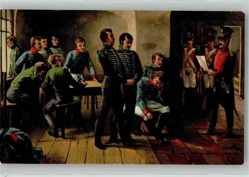 Verkündung des Todesurteils der Schillschen Offiziere 1809 Politik