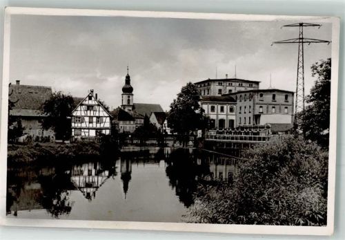 77731 W7608 Willstätt Foto AK Kirche