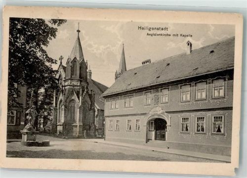 Heilbad Heiligenstadt 1914 Denkmal Aegidienkirche Kapelle