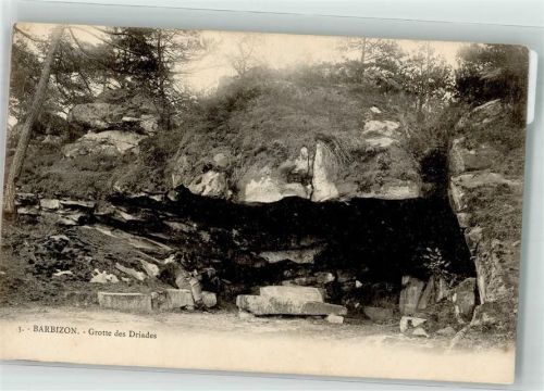Barbizon 1900 Grotte des Driades
