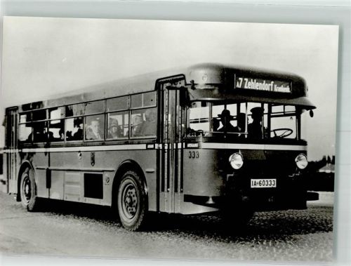 Zehlendorf 1930 Omnibus Zwiebus Repro