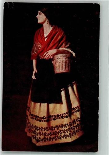 Toledo Junge Frau in ortsüblicher Tracht