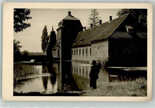 46282 W4270 Lembeck b Dorsten - Wasserschloss Ort handschriftlich
