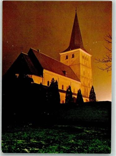Elten Stiftskirche St. Vitus bei Nacht