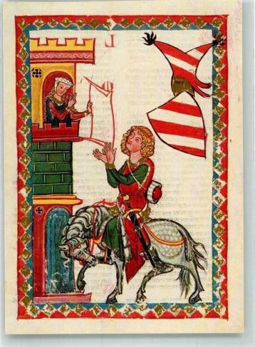 Heidelberg Graf Konrad von Kirchberg Miniatur Codex Liederhandschrift