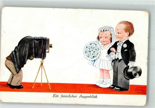 Fotoapparat Hochzeit Brautpaar WB SS Nr.8865