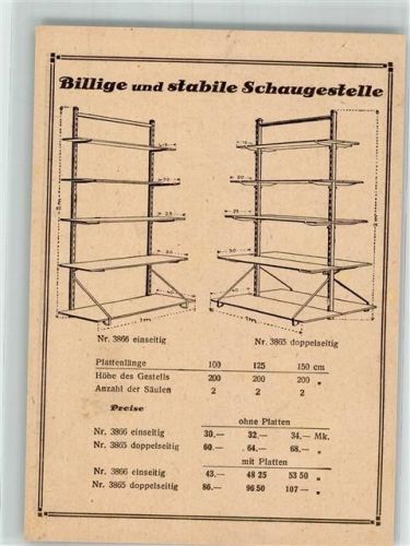 Leipzig Billige Gestelle für die Weihnachtsdekoration der Firma Ronniger & Pittroff