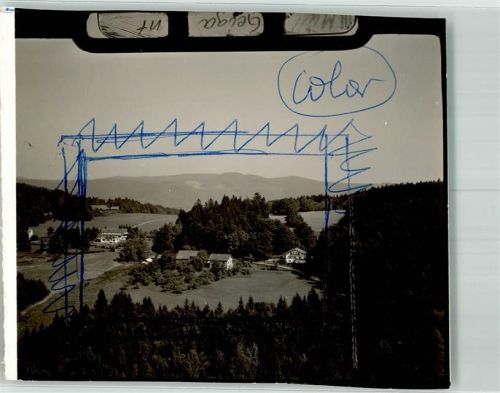 Geigant Vogelschau Ort handschriftlich Striche auf der Bildseite Foto Original aus Archiv eines Ansichtskartenverlags