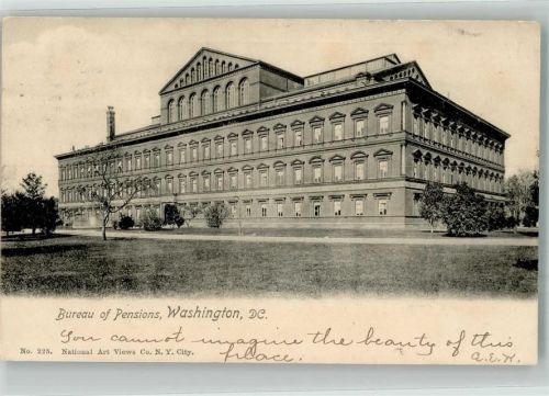 Washington D.C. 1905 Bureau of Pensions