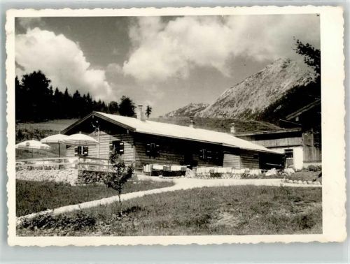 Bayerisch Gmain 1956 Hüttenstempel Langmaier Alm Bahnpost Predigtstuhlbahn Notopfermarke Berlin