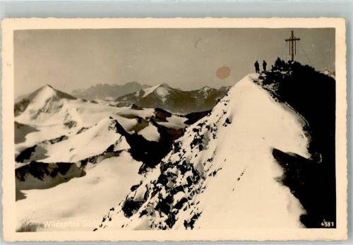 Sölden 1944 Winter Gipfelkreuz Wildspitze
