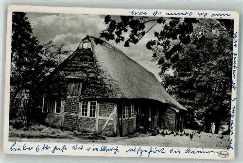 Westergellersen 1955 Bauernhaus Notopfermarke Berlin Ort lt. Stempel
