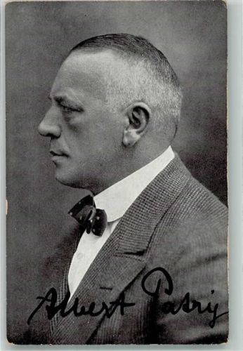 Albert Patry Stummfilm Faksimile