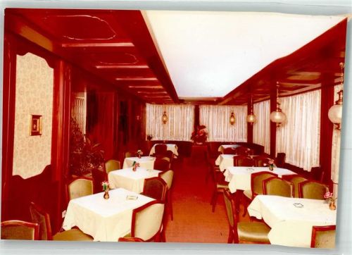 Bad Abbach Hotel am Rathaus Gastraum Ort handschriftlich Foto Original aus Archiv eines Ansichtskartenverlags